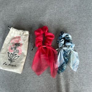 Free People hair scrunchies